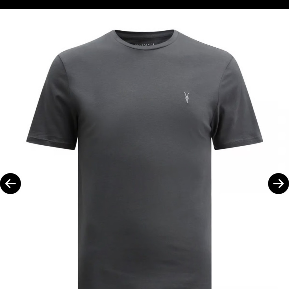 All Saints Cotton Brace T-Shirt  Short Sleeve Tee Size: XXX-Large .